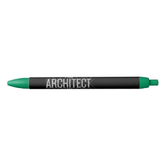 Elegante gepersonaliseerde "Ik ben een architect" Zwarte Inkt Pen