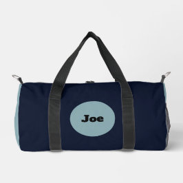 Elegante gepersonaliseerde marine blauw plunjezak