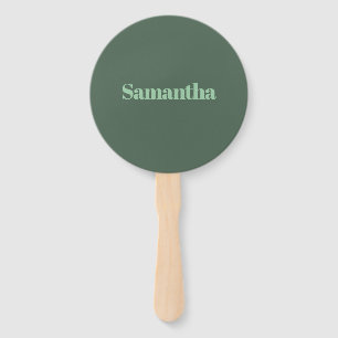 Elegante gepersonaliseerde naamtypografie ｜saliegr handwaaier