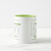 Elegante gepersonaliseerde "Nancy" naam, Green Hea Mok (Midden)