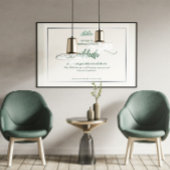 Elegante gepersonaliseerde Nikkah Welkom - Acryl T Acryl Bord