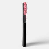 Elegante gepersonaliseerde roze sparkles Case-Mate iPhone case (Achterkant / Rechts)