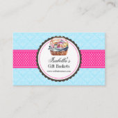 Elegante geschenkmand visitekaartje (Voorkant)