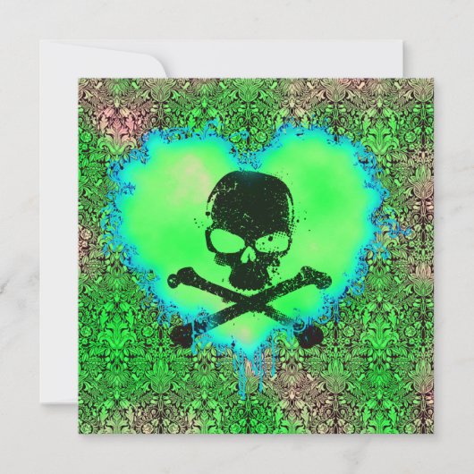 Elegante Gif Sweet 16 Gotische Verjaardag Kaart (Voorkant)