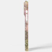 Elegante Girly Gold Beaded Glitter Case-Mate iPhone Case (Achterkant / Links)
