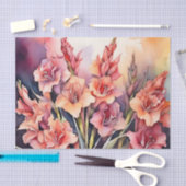 Elegante Gladiolus Waterverf Tissuepapier (Craft)