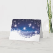 Elegante glanzende kerstboom  kaart (Achterkant)