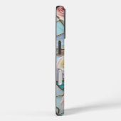 Elegante Glazen in lood Rozen met zachte pasteltin Case-Mate iPhone Case (Achterkant / Rechts)