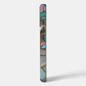 Elegante Glazen in lood Rozen met zachte pasteltin Case-Mate iPhone Case (Achterkant / Links)