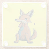 Elegante glazen Onderzetters (Achterkant)