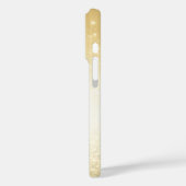 Elegante glinsterende monogram naam Case-Mate iPhone case (Achterkant / Links)