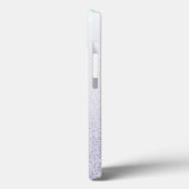 Elegante glinsterende monogram naam Case-Mate iPhone case (Achterkant / Links)