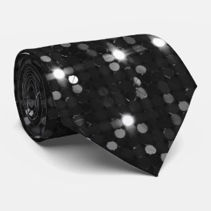 Elegante Glitter Disco Bal Necktiefeil Stropdas
