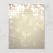 Elegante Glitterende Goudkleurige Flyer (Achterkant)