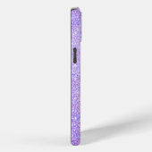 Elegante glitters monogram naam Case-Mate iPhone case (Achterkant / Rechts)