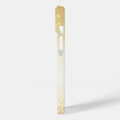 Elegante glitters monogram naam Case-Mate iPhone case (Achterkant / Links)
