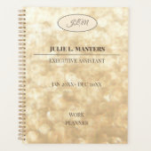 Elegante Gold Corporate Business Executive Planner (Voorkant)