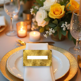 Elegante  Gold Foil bruiloft