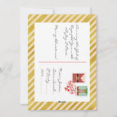 Elégante Gold Joyeux Noël Carte (Dos)