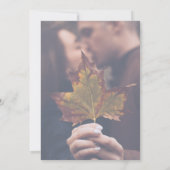 Elegante Golden Waterverf Ginkgo leaf Wedding Kaart (Achterkant)