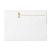 Elegante Golden Wedding Wraparound (Achterkant)