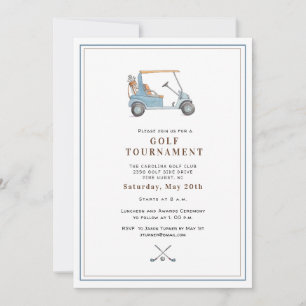 Elegante Golf Toernooi Uitnodiging