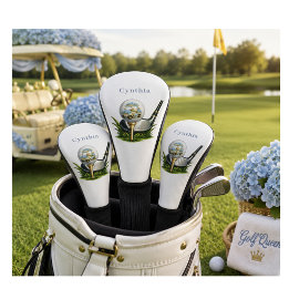 Elegante golfkar personalised bestuurdershoes golfheadcover