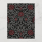 Elegante gotische Moody Botanische bruiloft Informatiekaartje (Achterkant)