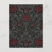 Elegante  gotische Moody Botanische bruiloft Informatiekaartje (Achterkant)