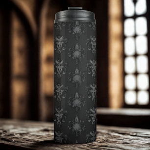 Elegante gotische thermische tuimelaar thermosbeker