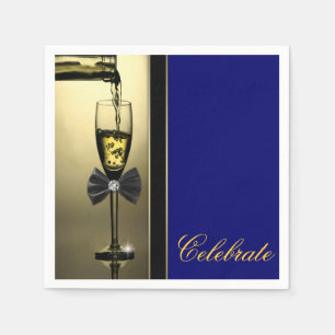 Elegante goud champagne servet