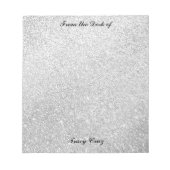 Elegante Goud/Zilver Custom Notes Notitieblok (Voorkant)