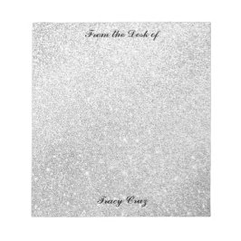 Elegante Goud/Zilver Custom Notes Notitieblok