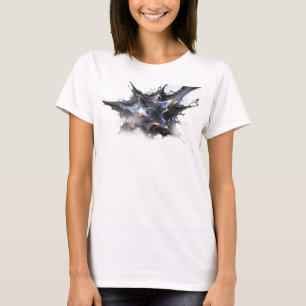 Elegante Gouden Abstracte Sterren Origineel Design T-shirt