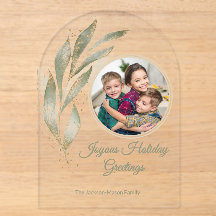 Elegante gouden aquarel botanische foto vakantie