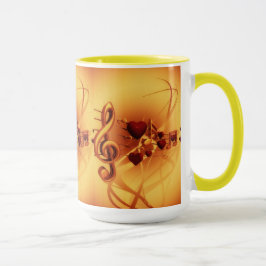 Elegante gouden biljetten mok