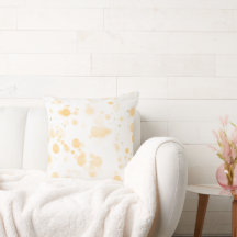 Elegante Gouden Bokeh Minimalistische Worp Kussen