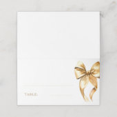 Elegante gouden boog tafeldecoratie (Buitenkant ongevouwen)