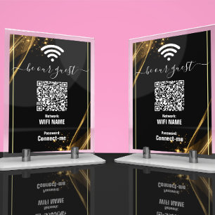 Elegante gouden bruiloft   Business Table Kaart