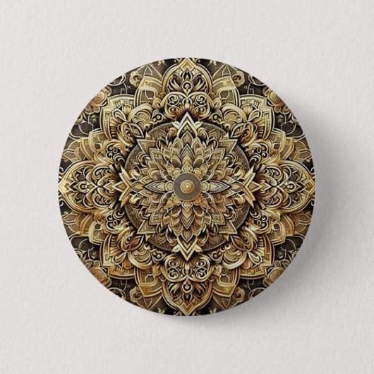 Elegante gouden Button (Voorkant)