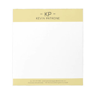 Elegante gouden en grijze minimalistische typograf notitieblok