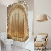 Elegante gouden feestboog luxe huwelijksgeschenk douchegordijn