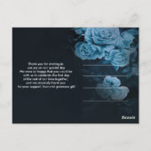 Elegante gouden geometrische lijst  Dank je wel Briefkaart (Achterkant)