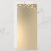 Elegante Gouden Glitter Foto Huwelijk Save The Dat Save The Date (Achterkant)