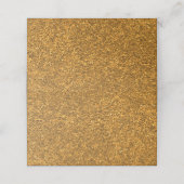 Elegante gouden glittersjabloon (Buitenkant ongevouwen)