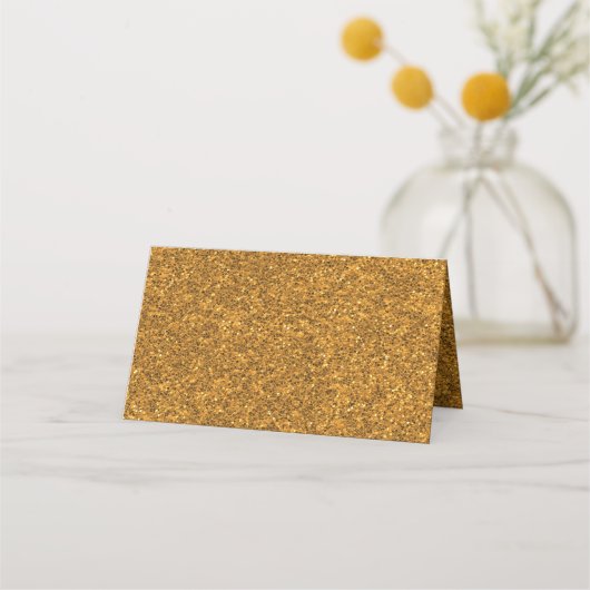 Elegante gouden glittersjabloon (Voorkant)