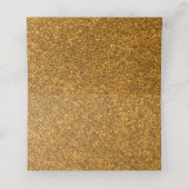 Elegante gouden glittersjabloon (Binnenkant ongevouwen)