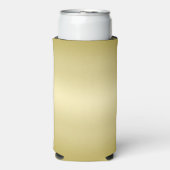 Elegante Gouden Gradiënt Monogram Gepersonaliseerd (Seltzer Voorkant)