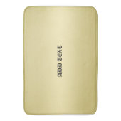 Elegante Gouden Gradiënt Monogram Gepersonaliseerd Badmat (Voorkant Verticaal)