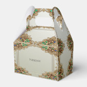 Elegante gouden  gunstbox bedankdoosjes (Achterkant)